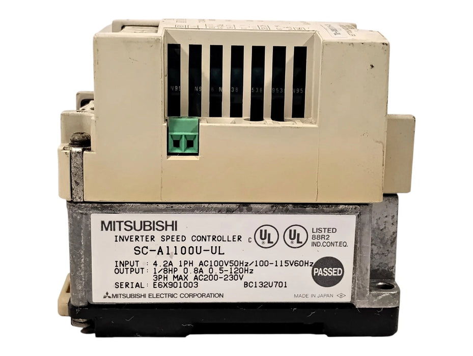 Mitsubishi SC-A1100U-UL 100/115 V AC 0.8 A 1/8 HP Inverter Speed Controller