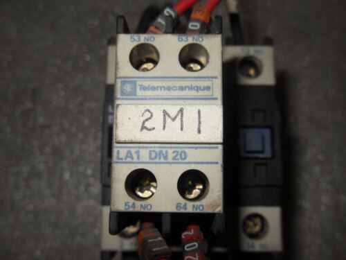 1 TELEMECANIQUE LC1 D25 10 CONTACTOR W/ LR2-D1322 & LA1-DN20