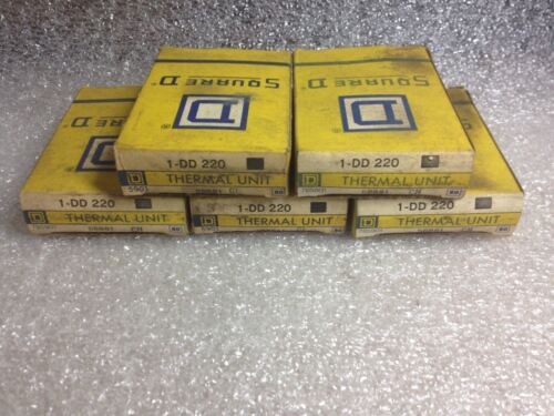 5 Square D 1-DD-220 Thermal Units