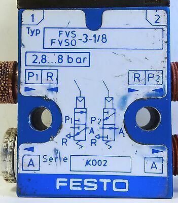 Festo FVSO-3-1/8 Whisker Valve Assembly