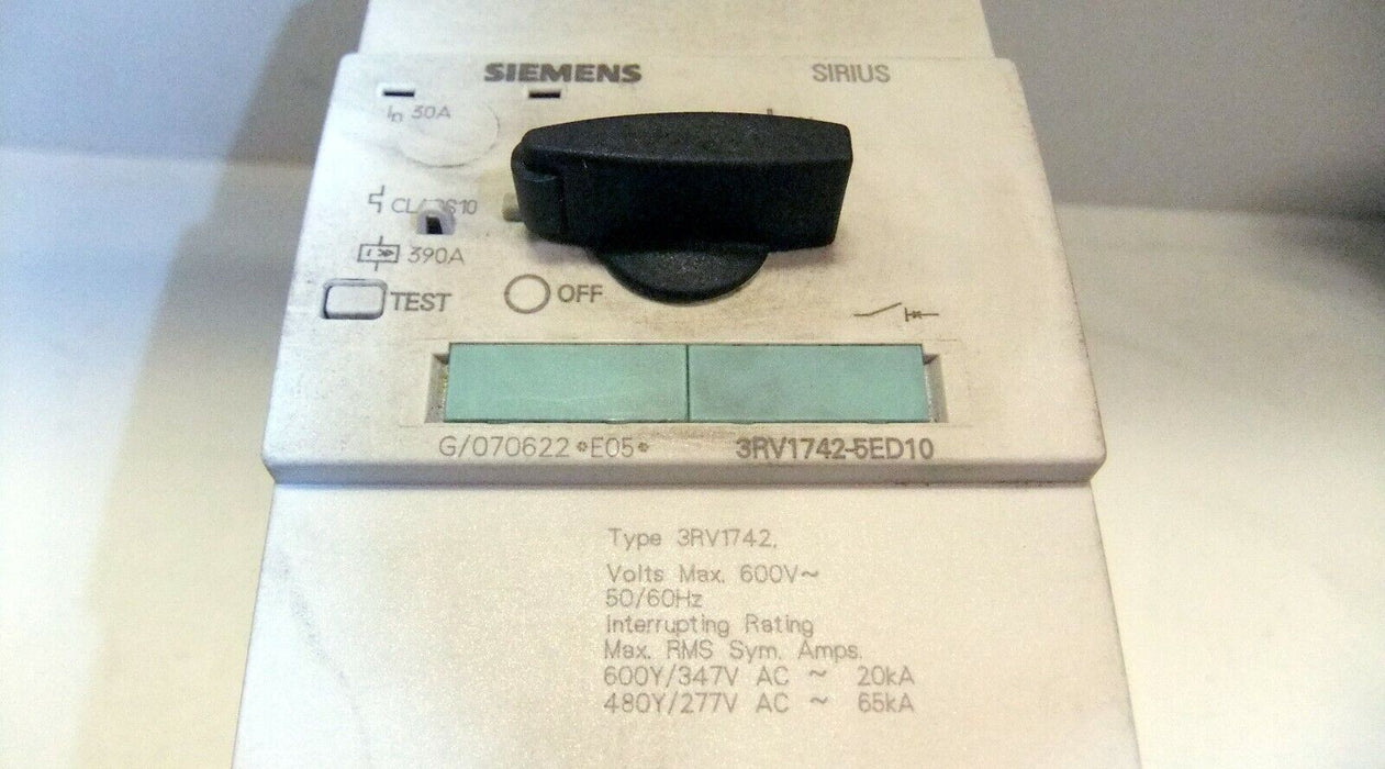 Siemens Circuit Breaker 3RV1742-5ED10
