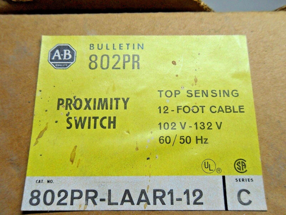 Allen-Bradley 802PR-LAAR1-12 Proximity Switch