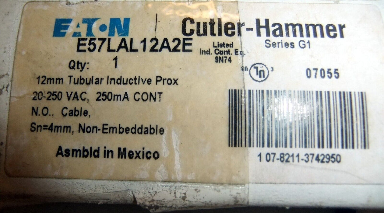Eaton Cutler-Hammer E57LAL12A2E Inductive Proximity Switch