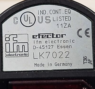 IFM EfectorLK0264A-A-00KQPKG/US-LK7022 Continuous Level Sensor