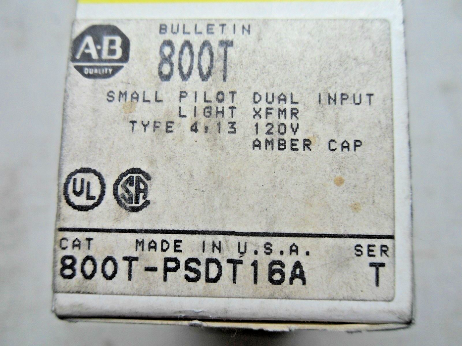 Allen-Bradley 800T-PSDT16A Amber Push Button