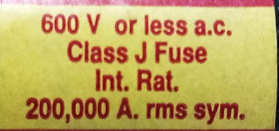 Bussmann JKS-15 600 V AC 15 A Current-Limiting Fast-Acting Class J Fuses