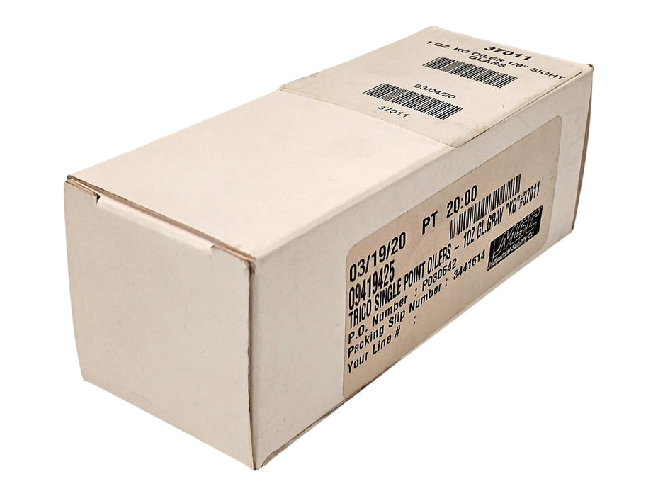 Trico 37011 Series KG 1 oz Glass Gravity Feed Oiler w/ 1/8 in NPT Port