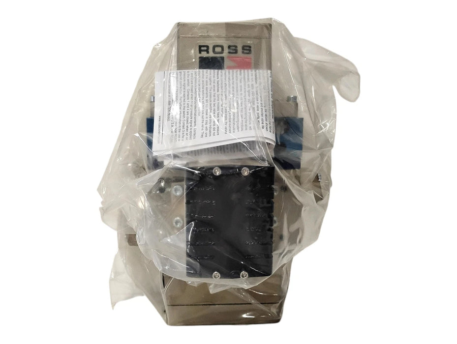 Ross Controls 3573A5142Z 120 VAC 3/4" NPT Double Valve w/ Pneumatic L-G Monitor