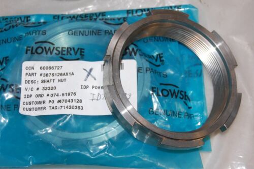 FLOWSERVE (2) 300S127TX7B (4) 5HT244AX3 (2) 387S126AX1A (2) 300S127TX8B (2) 38VS