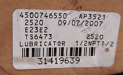 Parker 07L31BE 1/2 in NPT 150 psi Air Line Lubricator