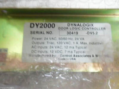 Dynaco DY2000 Dynalogix Logic Door Controller
