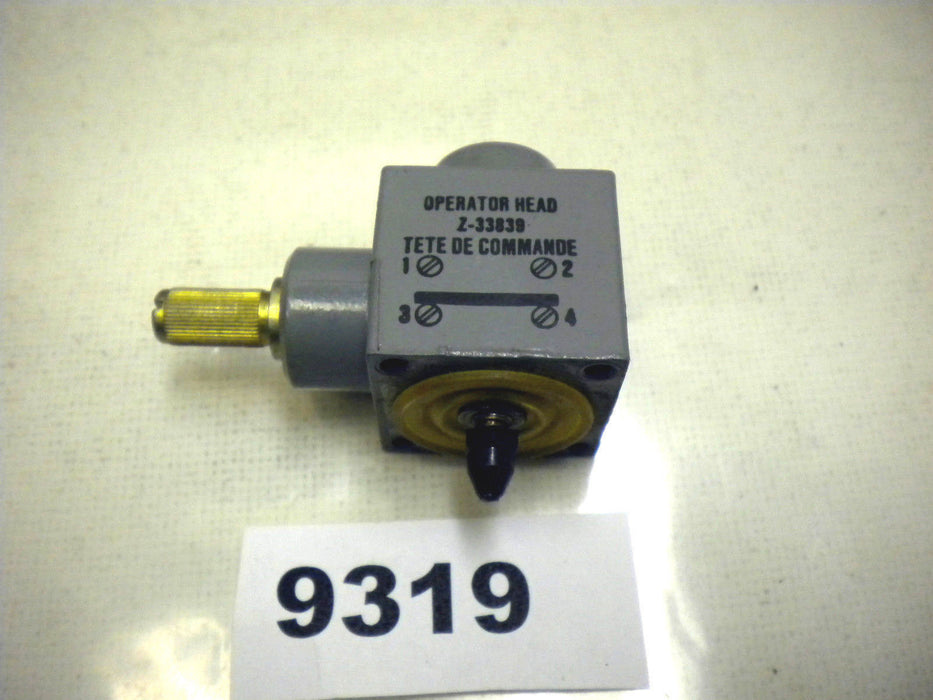 Allen-Bradley Limit Switch Head Z-33839