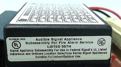 Federal Signal 50GC SelecTone 24 V AC/DC Siren w/ Adjustable Tones