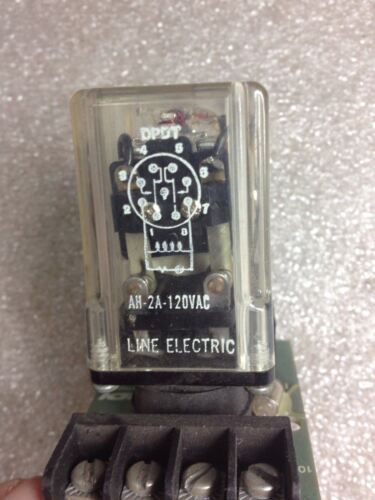 RDI 608BR SOCKET BASE WITH 120VAC LINE ELECTRIC RELAY