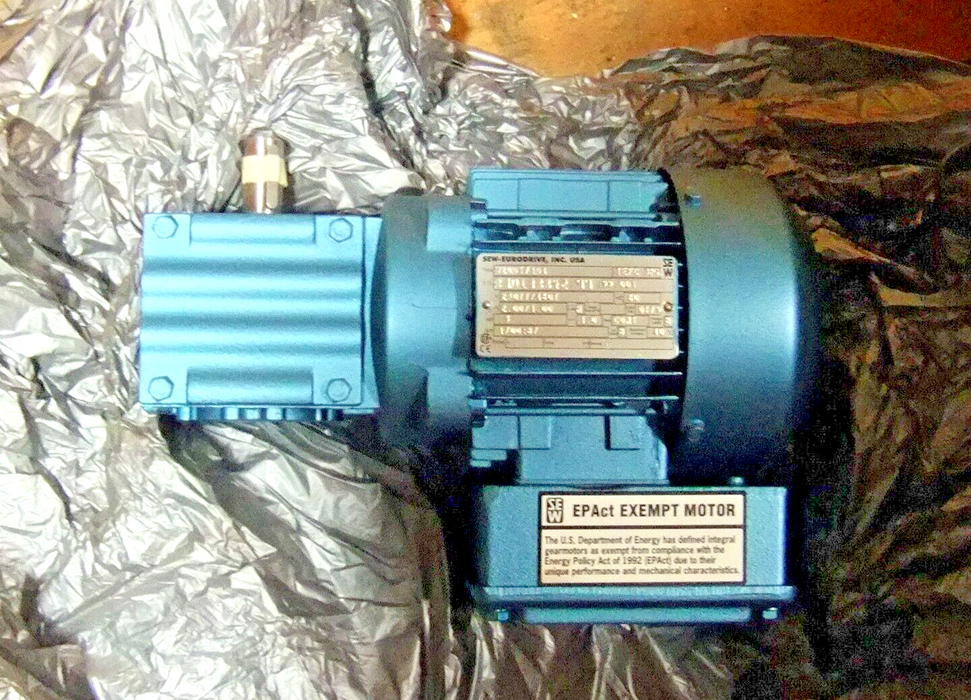 Sew Eurodrive W20DT71D4 Gear Motor .5HP