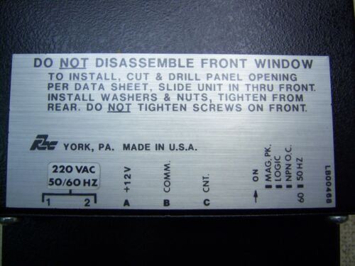 Red Lion Digital Rate Indicator Meter DT3A0420 220VAC LED