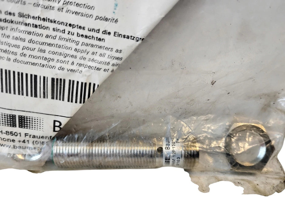 Baumer IFRM 12P1701/S14L 10-30 V DC Inductive Proximity Sensor