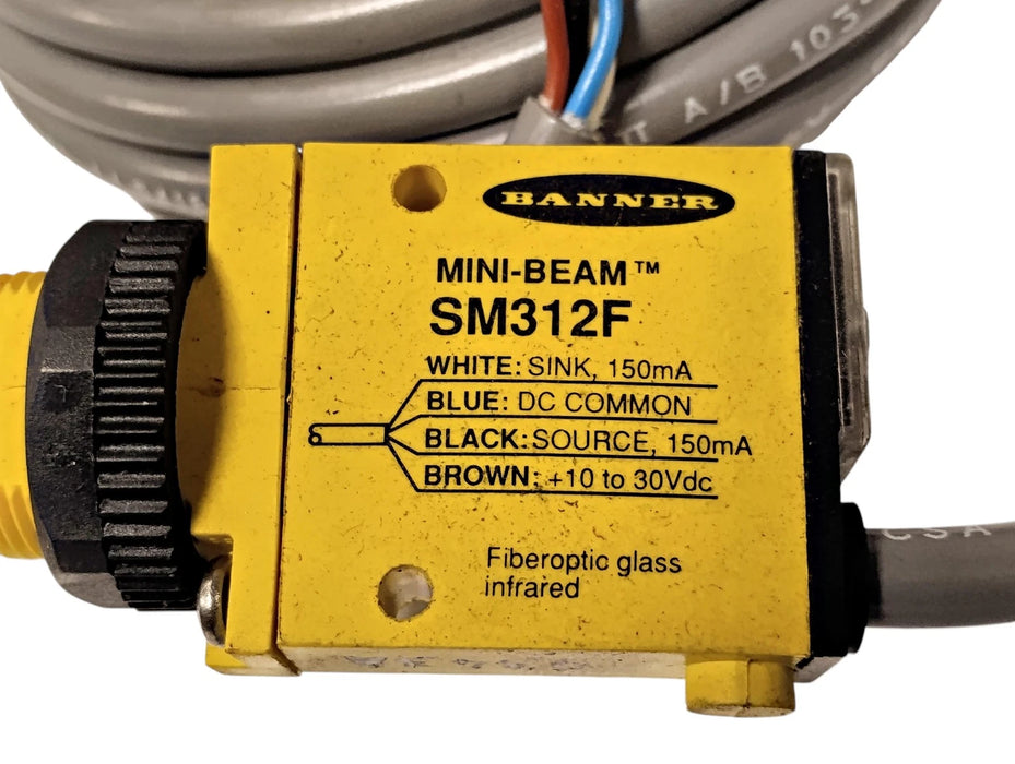 Banner Engineering SM312F 25620 10-30 V DC Fiber Optic Sensor