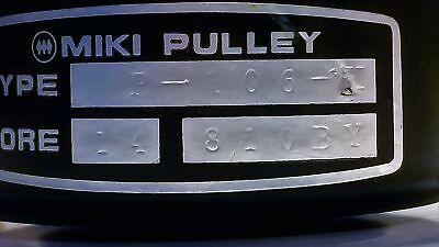 Miki Pulley P-106-H14 Variable Speed Pulley