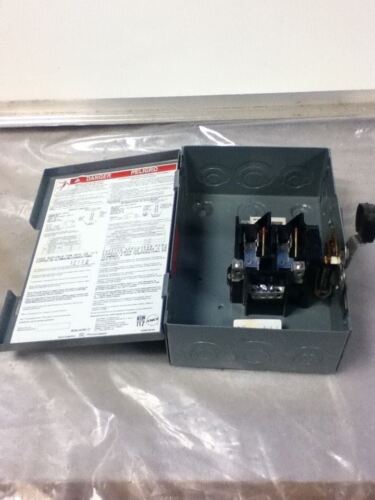Square D D221N 30 A 240 V 2 P Fused Safety Switch - No box