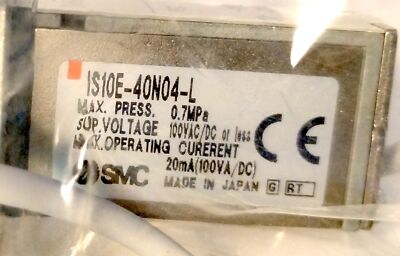 SMC IS10E-40N04-L 100 V AC/DC 200 mA 0.7 MPa Pressure Switch