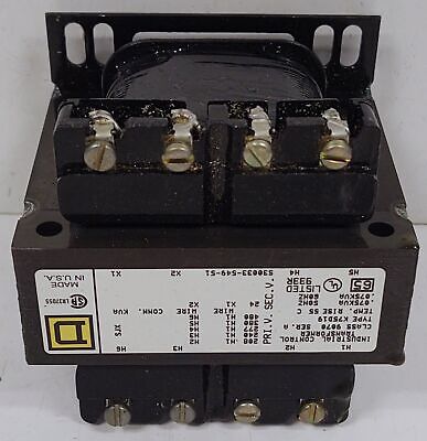 Square D 9070K75D19 Industrial Control Transformer