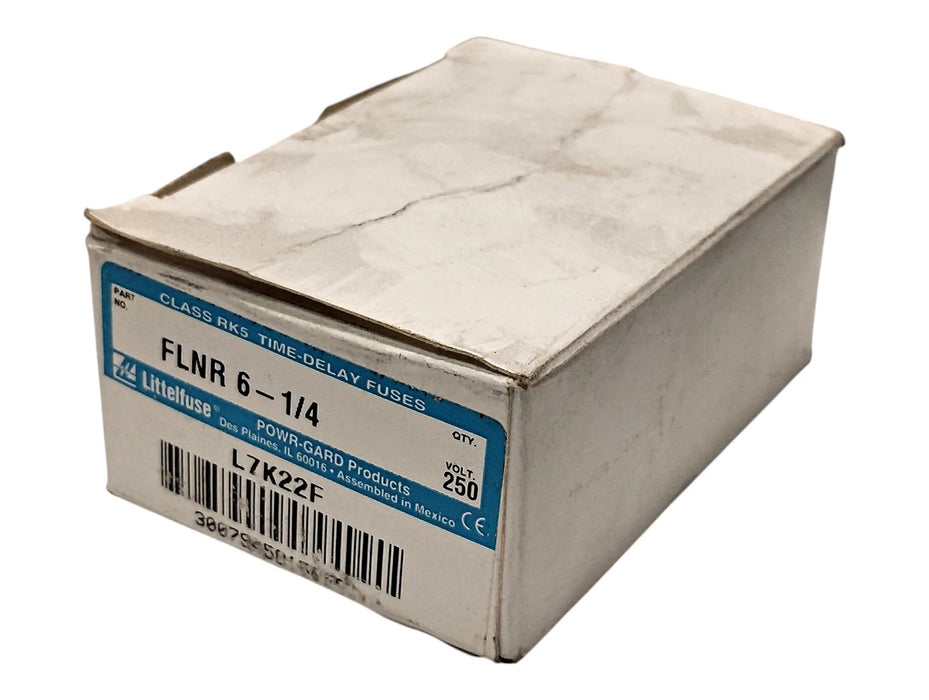 Littelfuse FLNR-6-1/4 250VAC/125VDC 6.25 A Current-Limiting Time-Delay Fuses