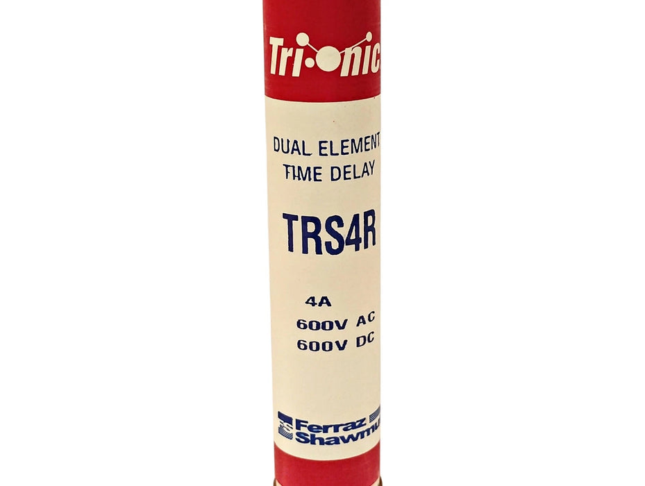 Ferraz Shawmut TRS4R 600 V AC/DC 4 A Current-Limiting Time-Delay Fuses