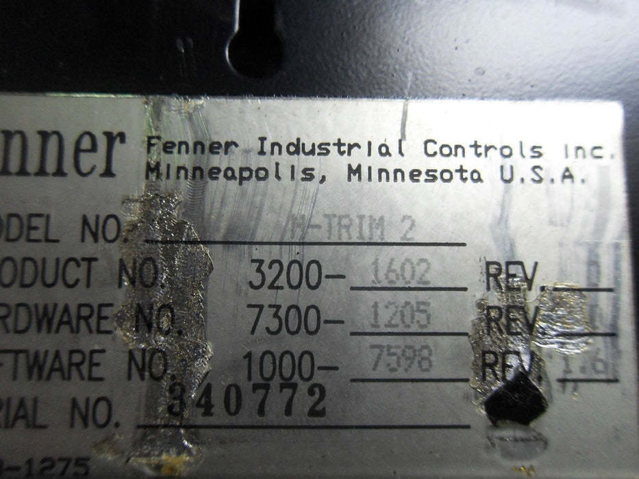 Fenner M-TRIM-2 CONTROLLER DIGITAL FRONT