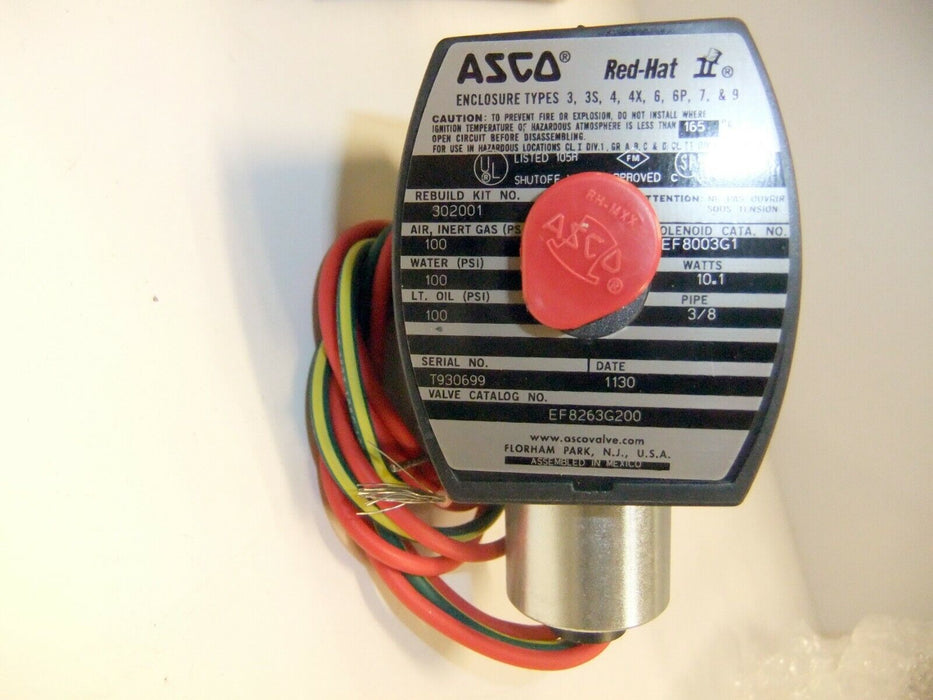 ASCO Valve EF8263G200