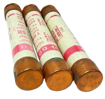 Gould Shawmut TRS15R 600/300 V AC/DC 15 A Current-Limiting Time-Delay Fuse