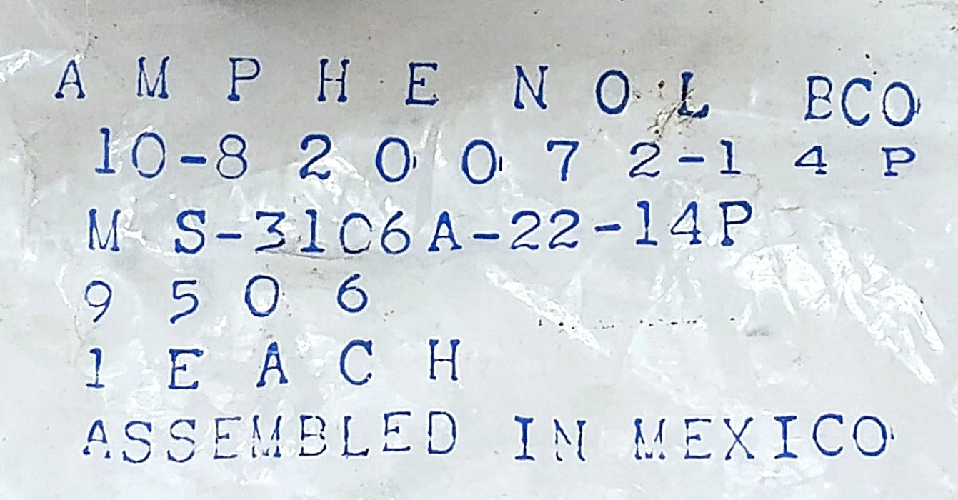 Amphenol MS-3106A-22-14P 10-820072-14P Circular Connector