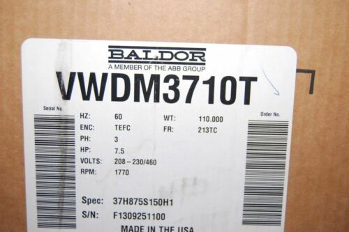 Baldor MOTOR VWDM3710T