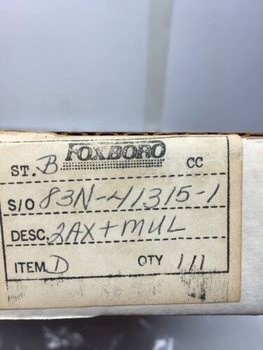 Foxboro Board Module PLC 2AX+MUL 2AX-MUL C0153FB Rev. C St B