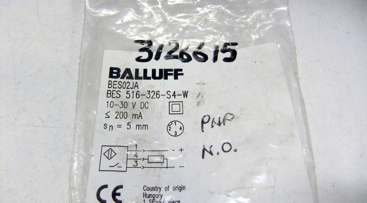 Balluff Proximity Sensor BES 516-326-S4-W