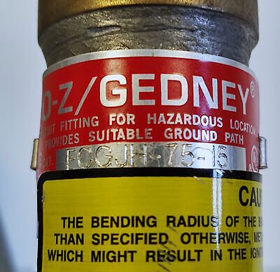 O-Z/Gedney ECGJH-75-15 3/4 in Bronze Braided Flexible Conduit Coupling