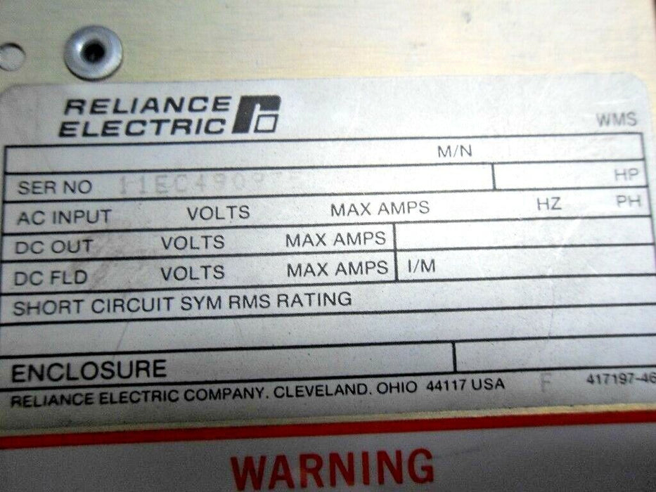 Reliance 803456-3T POWER MODULE