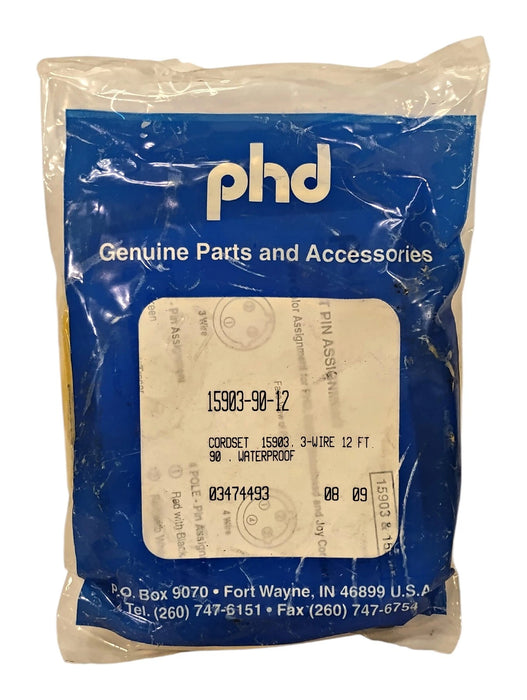 PHD 15903-90-12 12 ft Waterproof PLC Cable