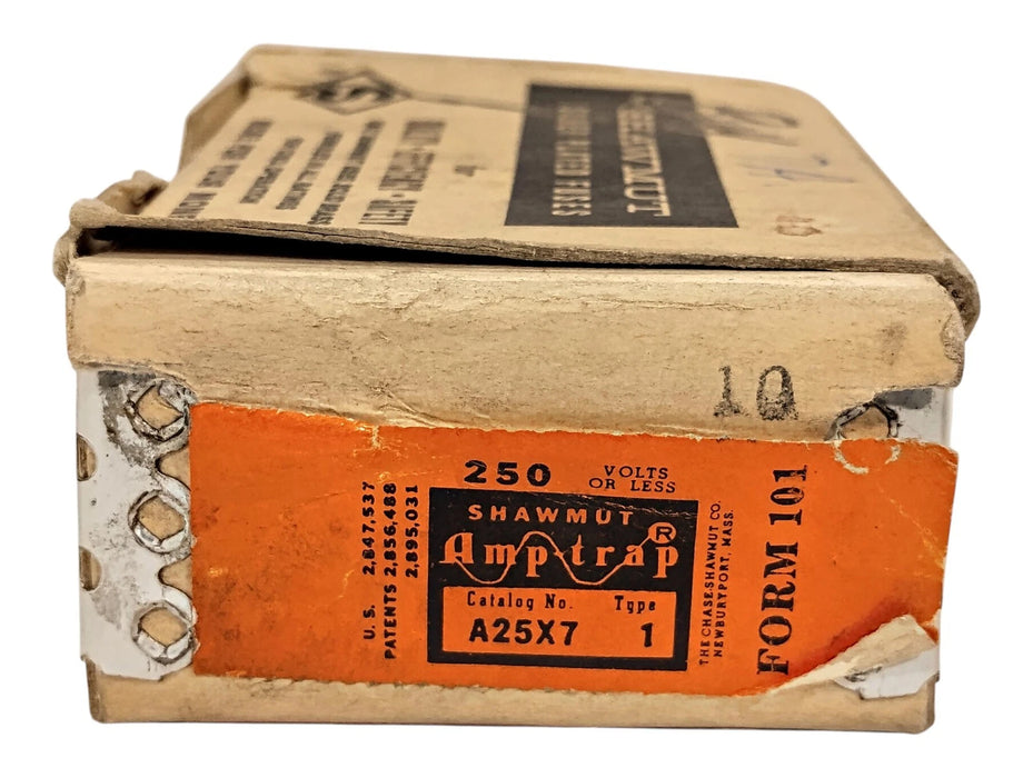 Shawmut A25X7-1 250 V AC/DC 7 A Current-Limiting Very Fast-Acting Fuses
