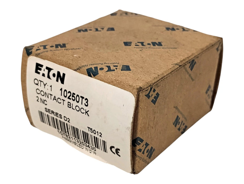 Cutler-Hammer 10250T3 Series D2 600VAC/250VDC AC/DC 6 A 2NC Contact Block