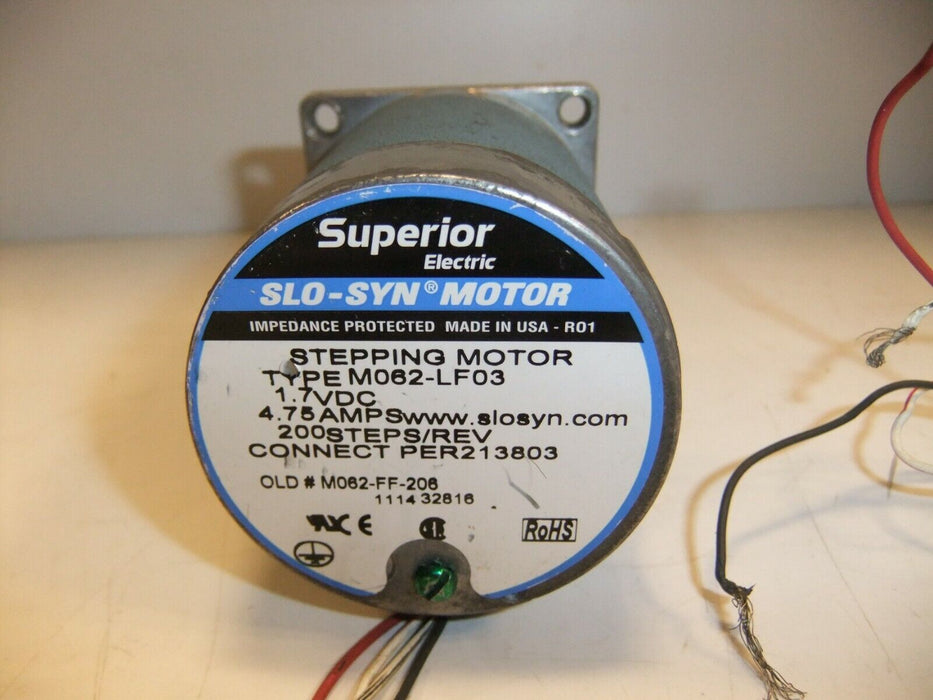 Superior Electric Stepper Motor M062-LF03