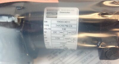 Bodine Electric 0196 24A2BEPM-D4 130 V DC 0.3 A 1/29 HP 28 RPM 90:1 Gear Motor
