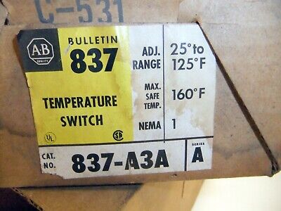 Allen-Bradley 837-A3A Temperature Switch