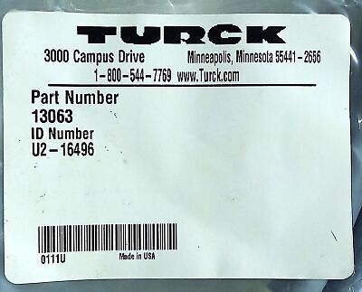 Turck 13063 PLC Cable