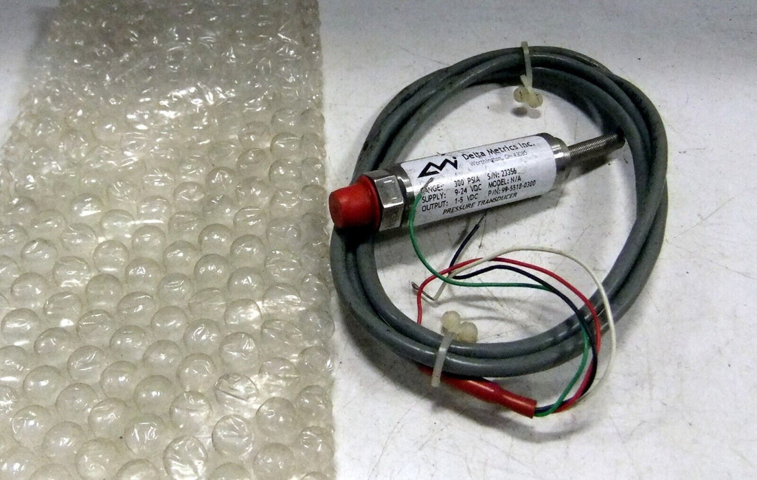 Delta Metrics Inc. Pressure Transducer 99-5518-0300