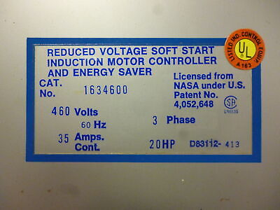 Nordic 1634600 Dual Ramp Soft Start Induction Motor Controller