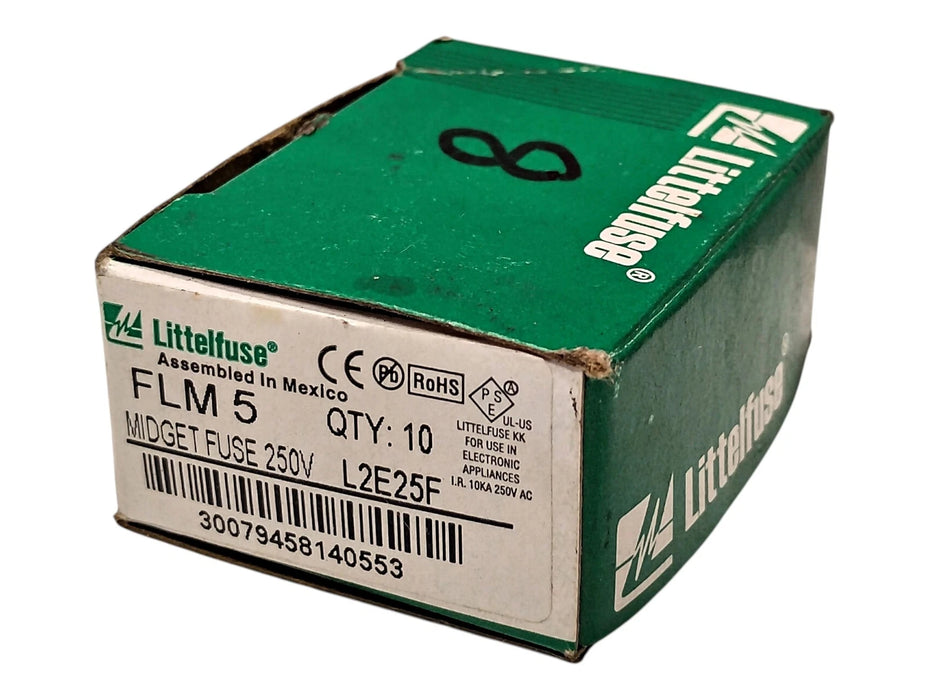 Littelfuse FLM5 250VAC/125VDC 5 A Time-Delay Supplementary Fuse
