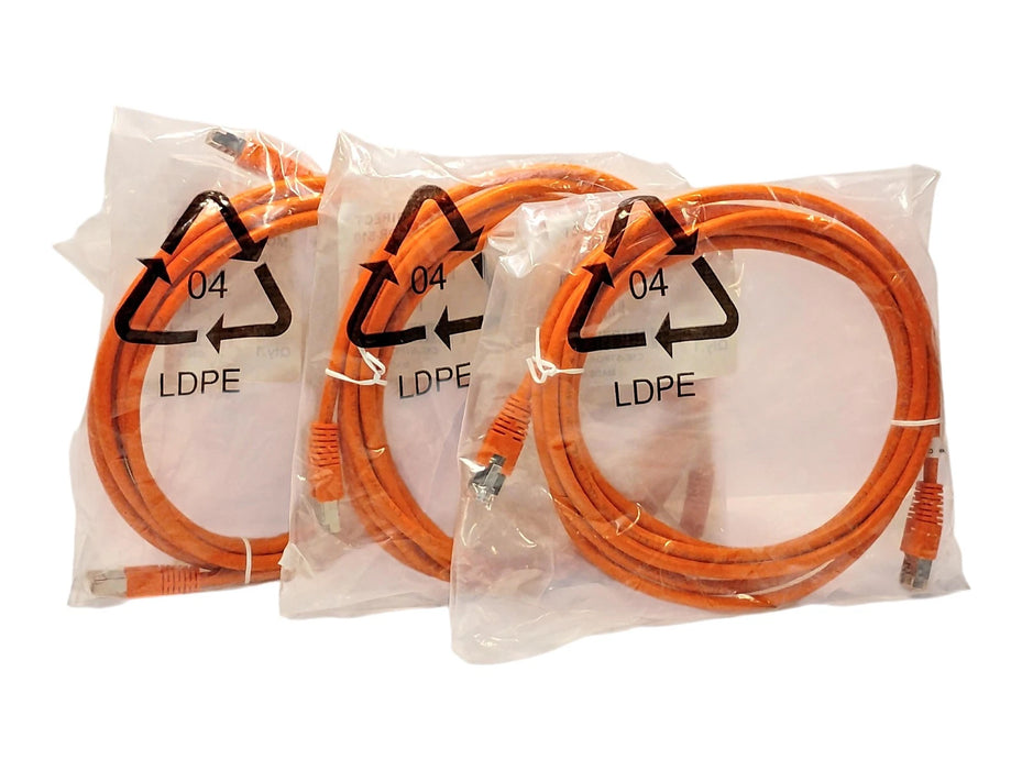 AutomationDirect C5E-STPOR-S10 CAT5E RJ45 Ethernet Straight Through Patch Cable
