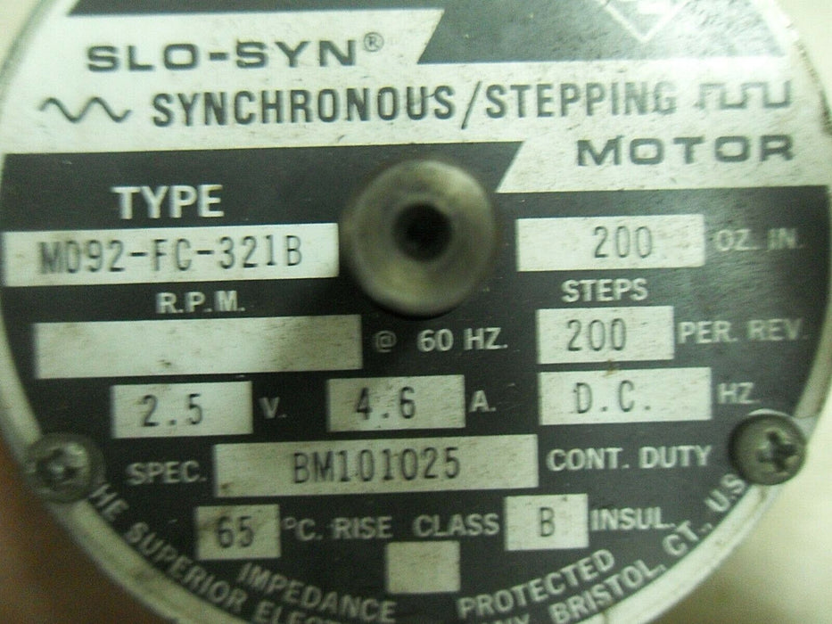 Danaher Motion M092-FC-321B Motor