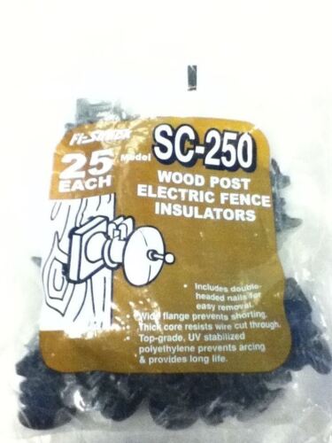 25 FI-Schock SC-250 Electric Fence Insulators